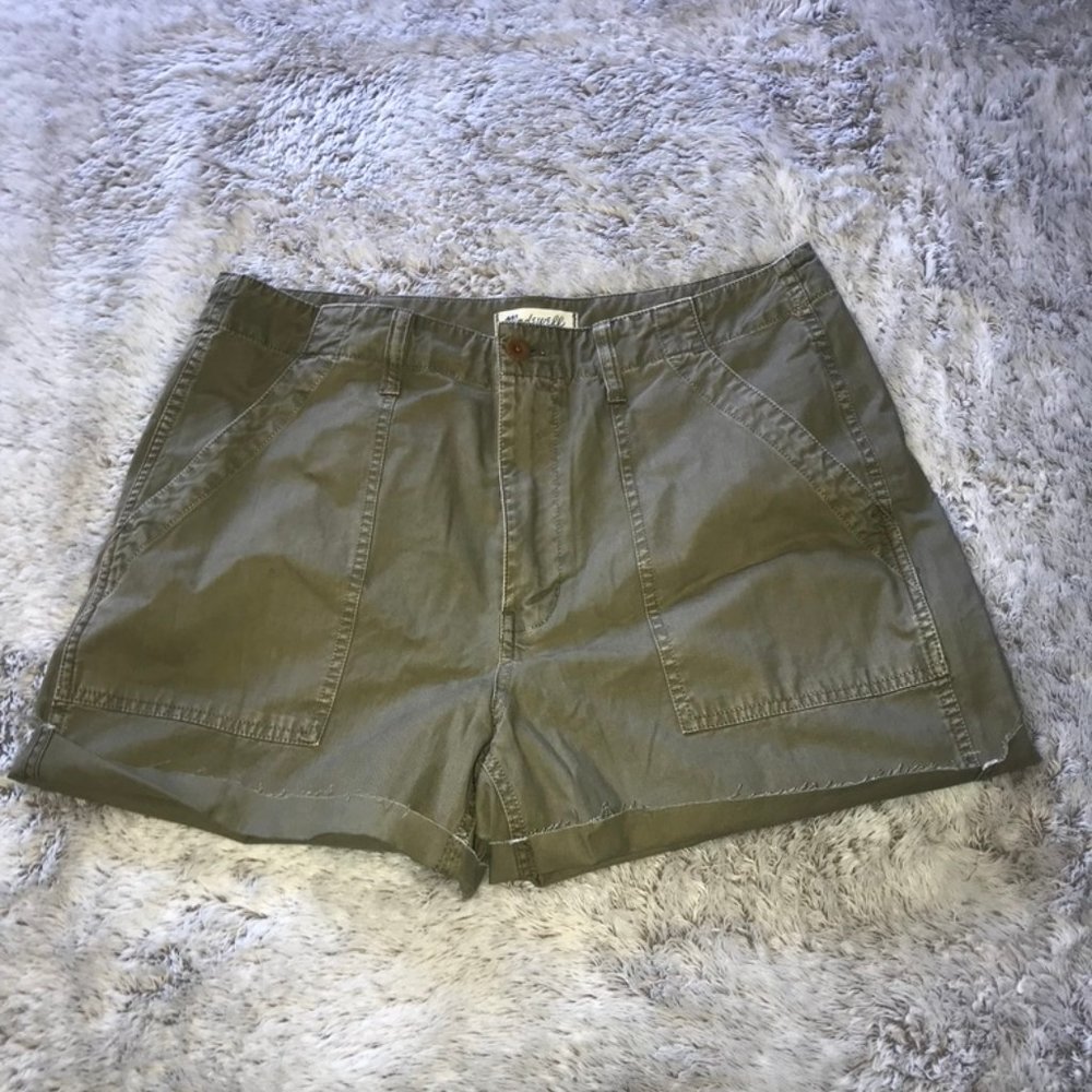 Madewell High Waist Utility Shorts